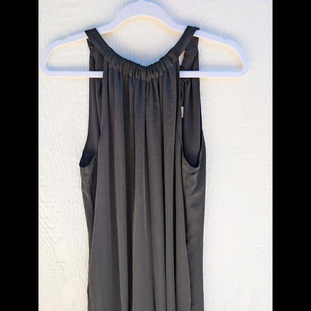 Lewit Black Halter Wide Leg Jumpsuit With Pockets Elegant Formal Size 8 - Picture 6 of 12